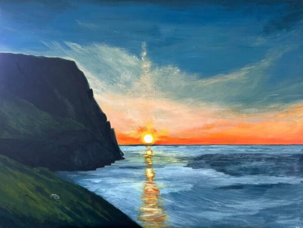 Sunset in Faroe Islands