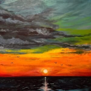 Sunset over the Ocean